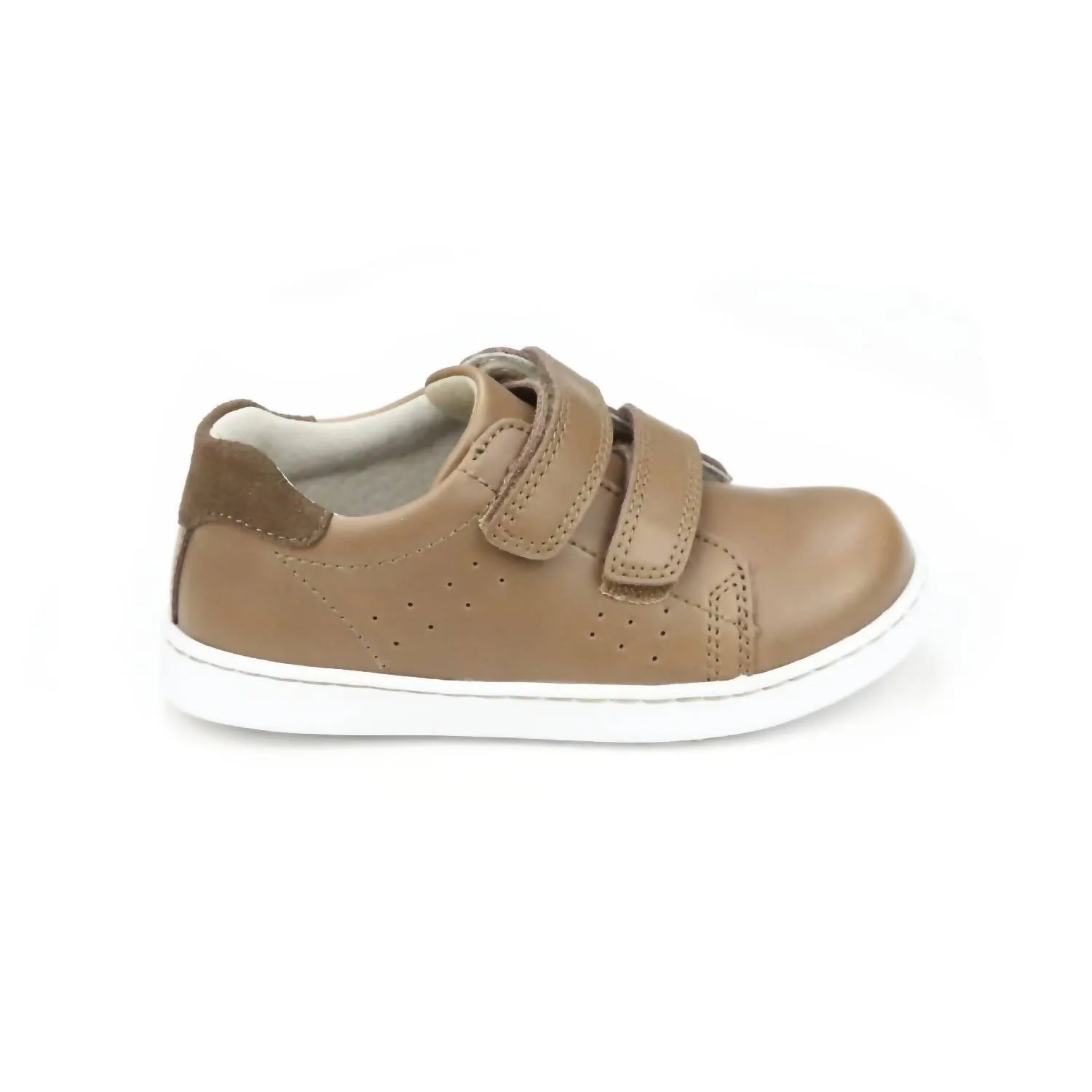 Kid's Kyle Double Strap Sneaker In Mocha