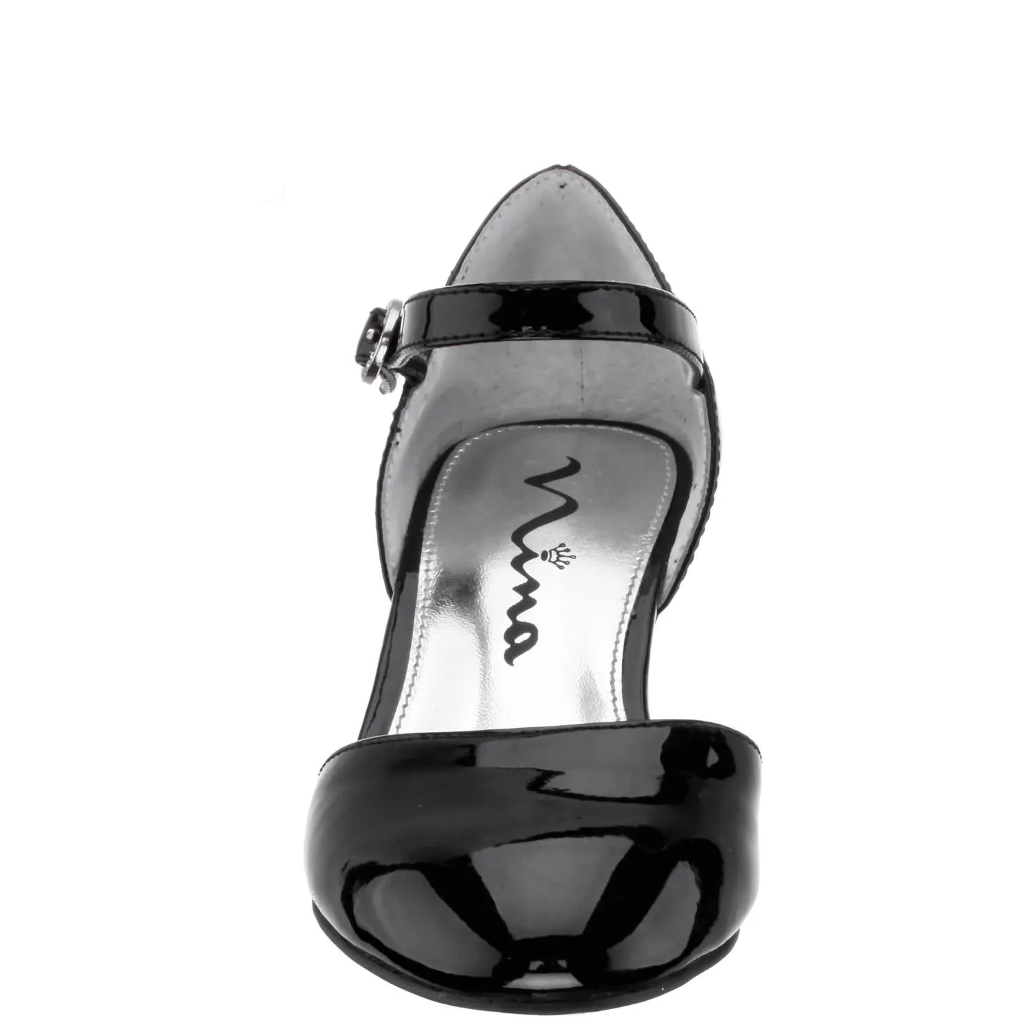 Kid's Lenora Shoes In Black Patent