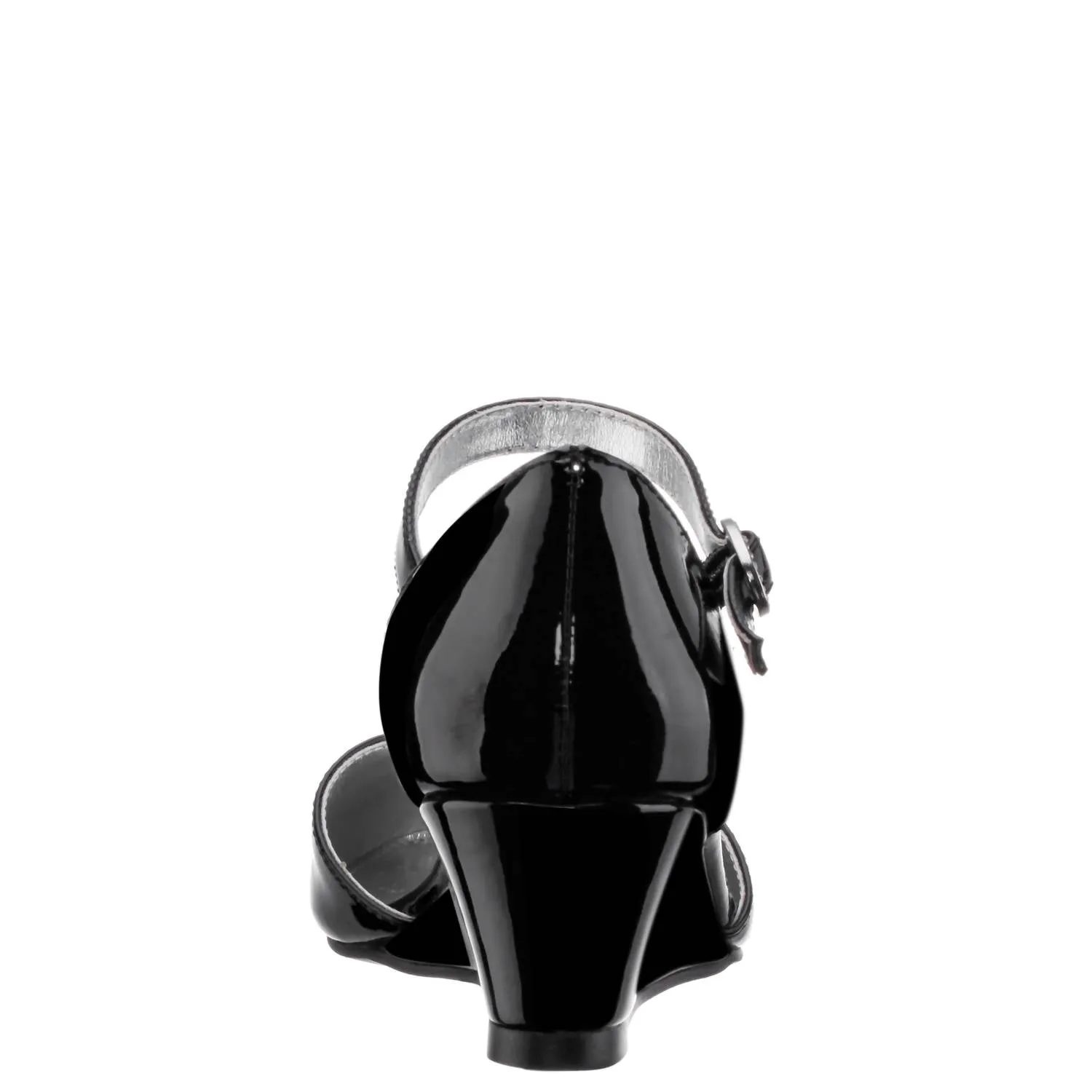 Kid's Lenora Shoes In Black Patent