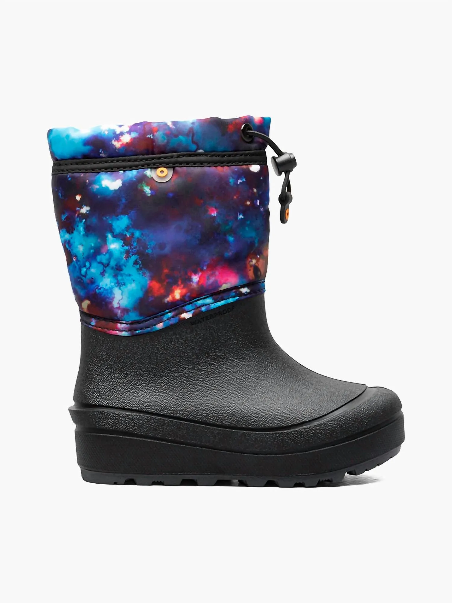 Kid's Snow Shell Space Boots In Aqua Multi