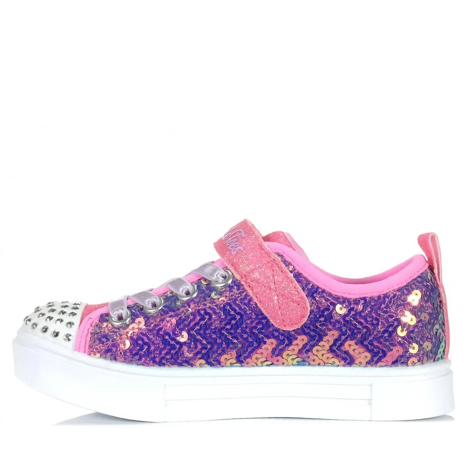 Kid's Twinkle Sparks Sequin Party Sneaker In Pink Multi