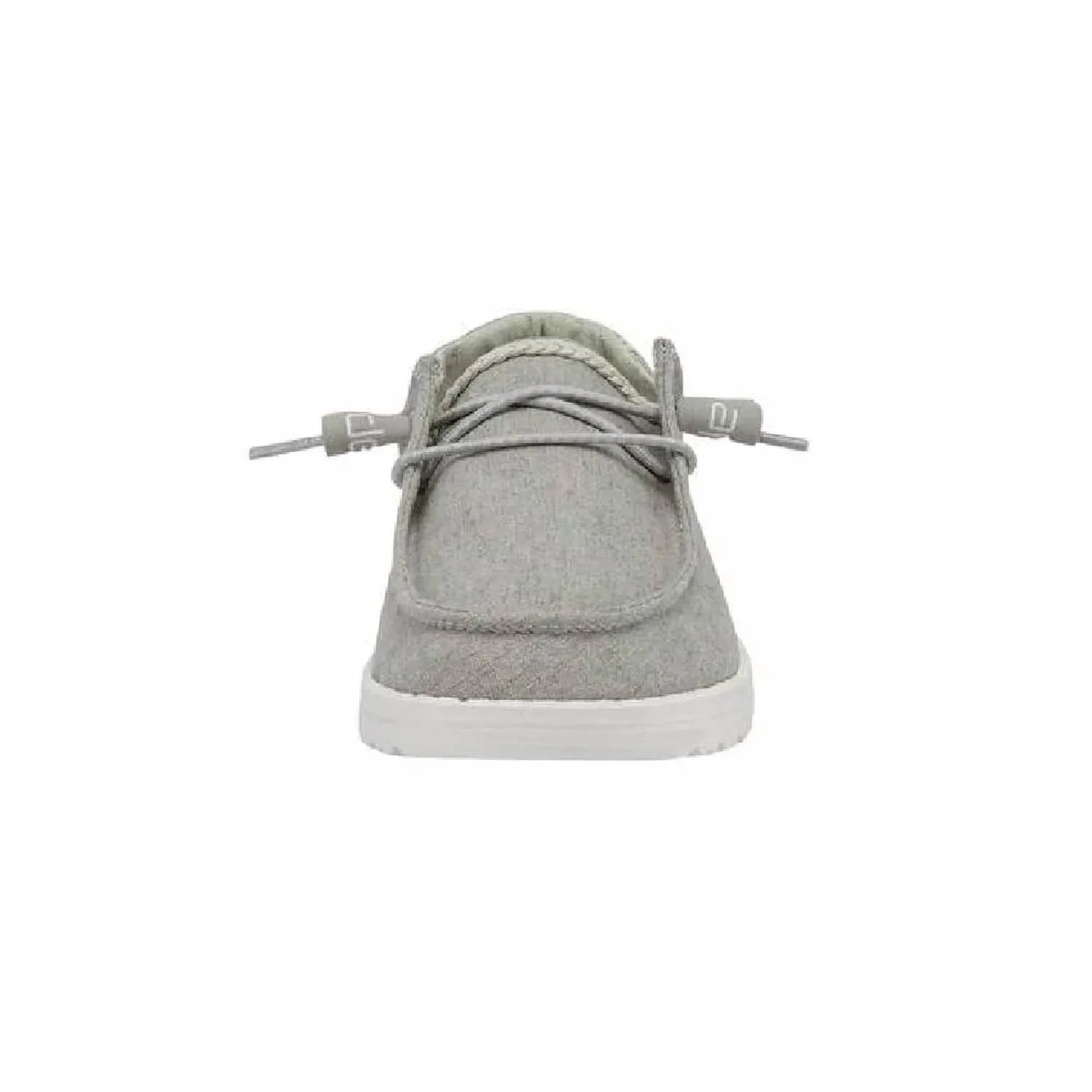 Kid's Wendy Chambray Shoes In Braided Grey