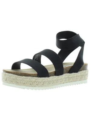 Kimmie Girls Strappy Platform Espadrilles