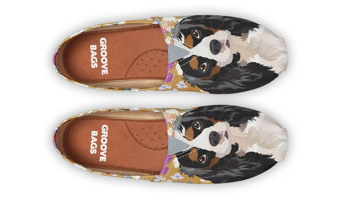 King Charles Spaniel Dog Portrait Casual Shoes