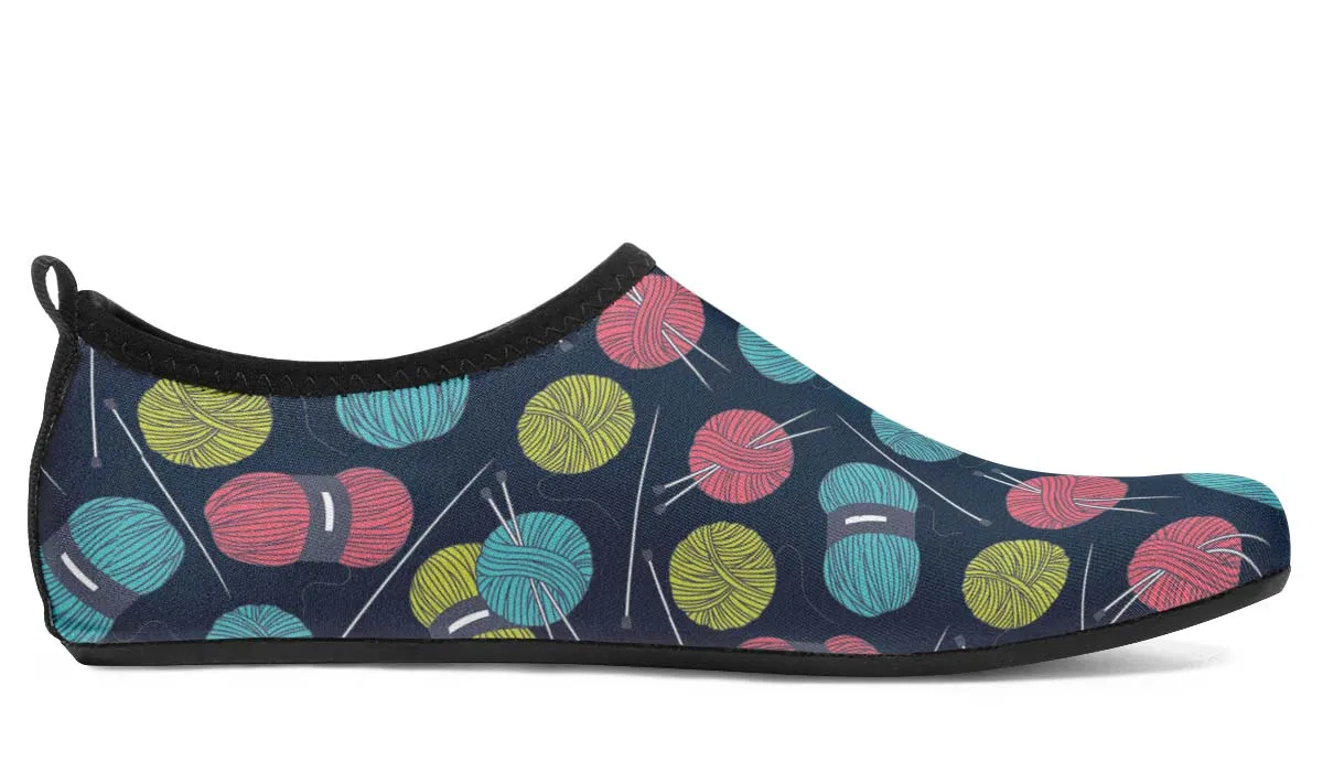 Knitting Aqua Barefoot Shoes