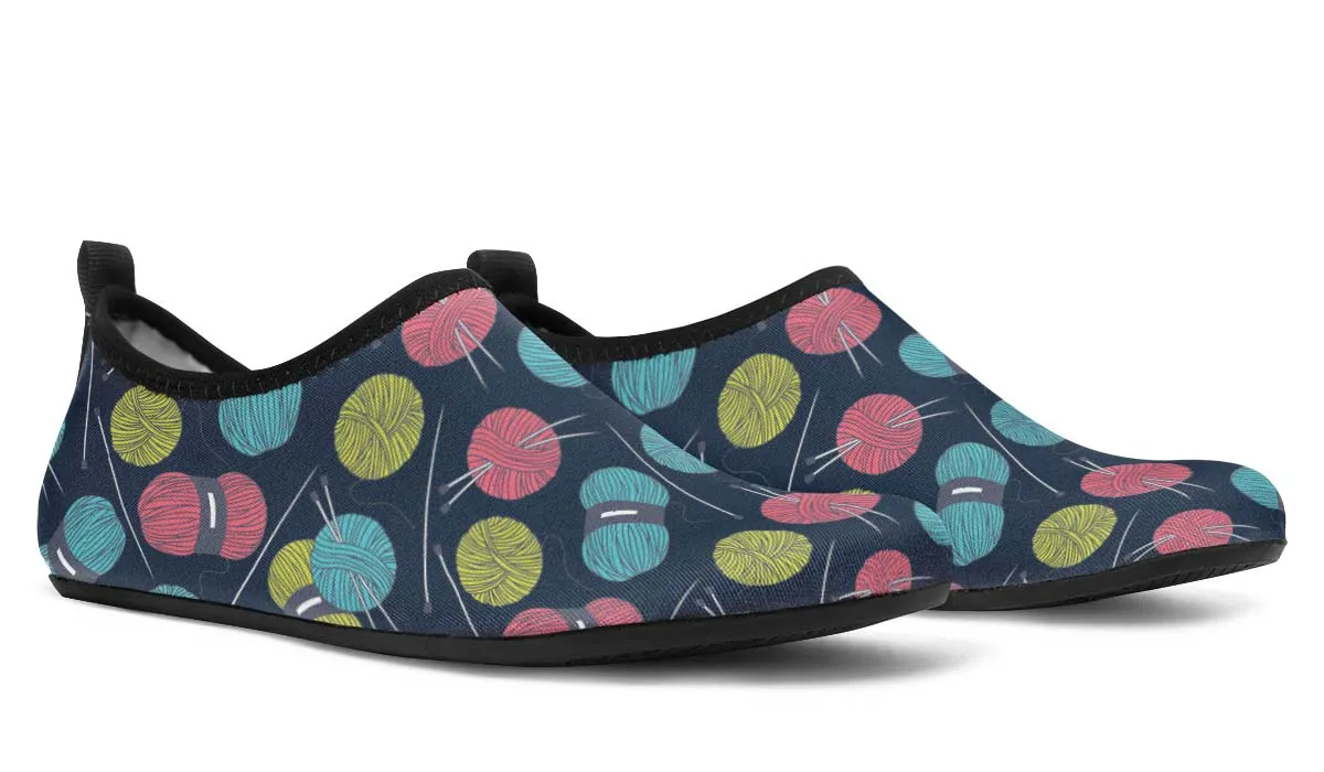 Knitting Aqua Barefoot Shoes