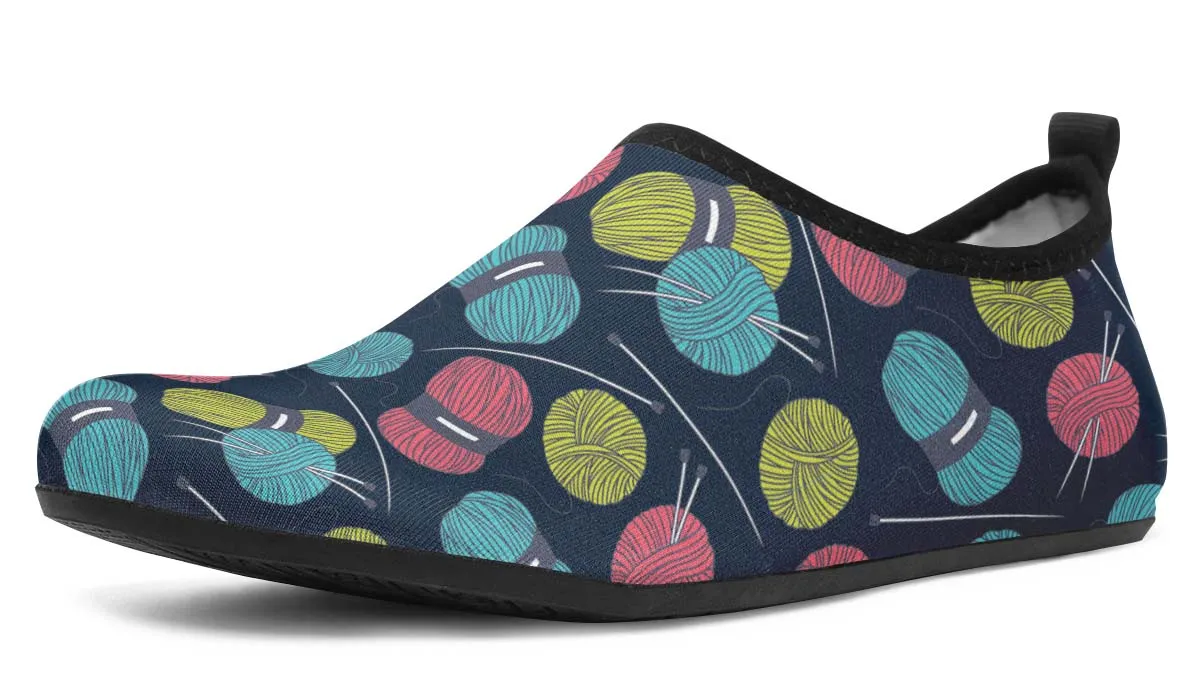 Knitting Aqua Barefoot Shoes