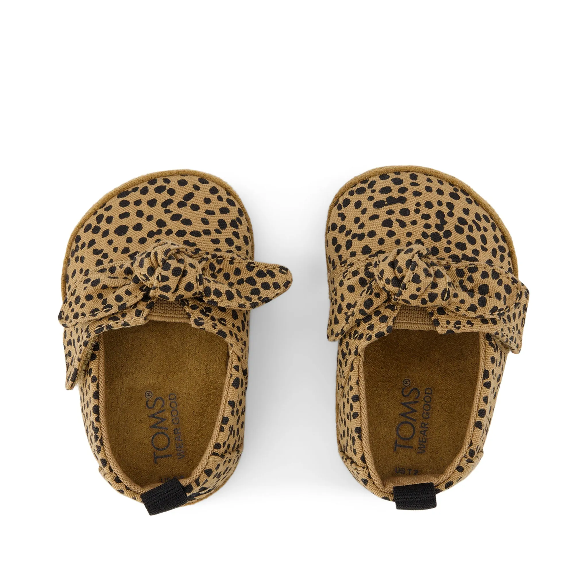 Layette Alpargata Brown Mini Cheetah Toddler Crib Shoe
