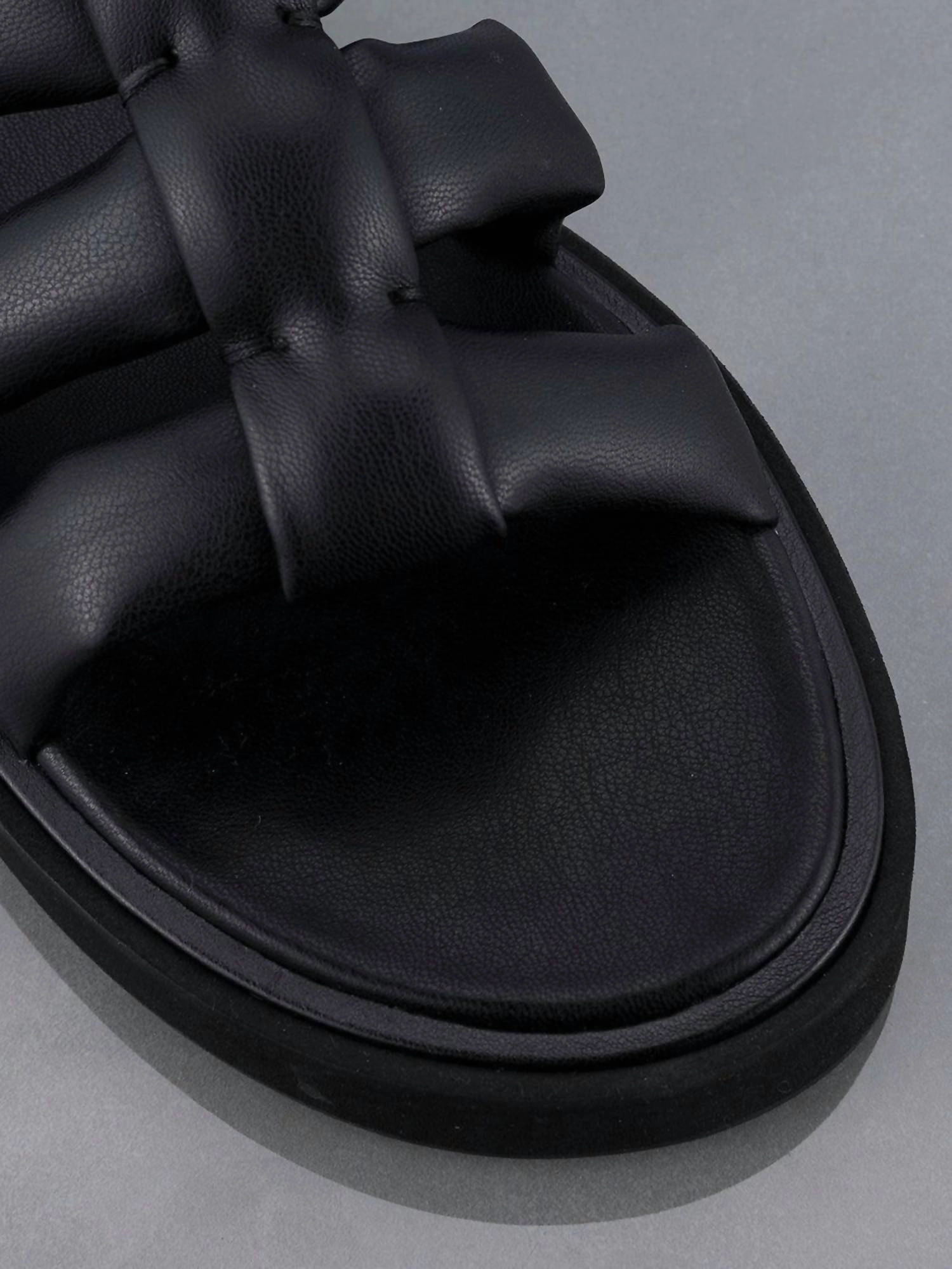 Le Weston Sandal In Noir