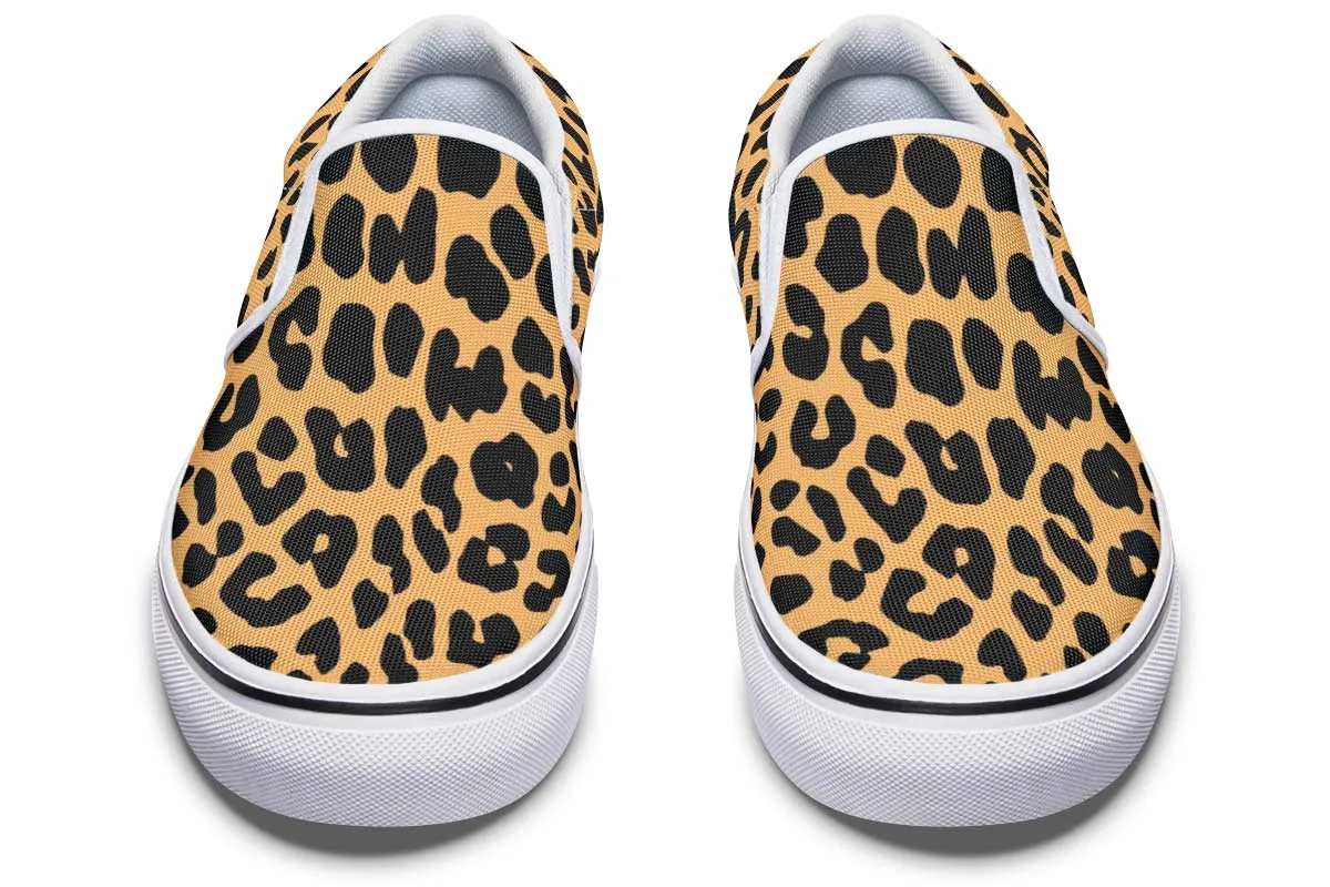 Leopard Print Slip-On Shoes