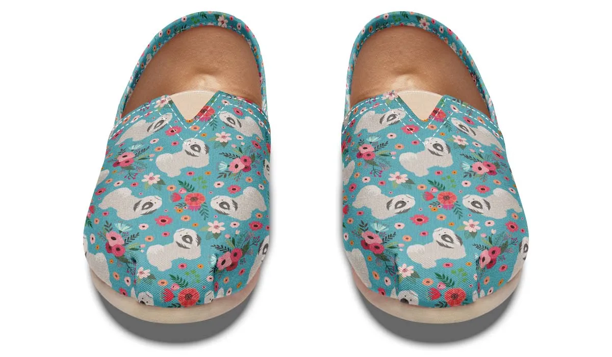 Lhasa Apso Flower Casual Shoes