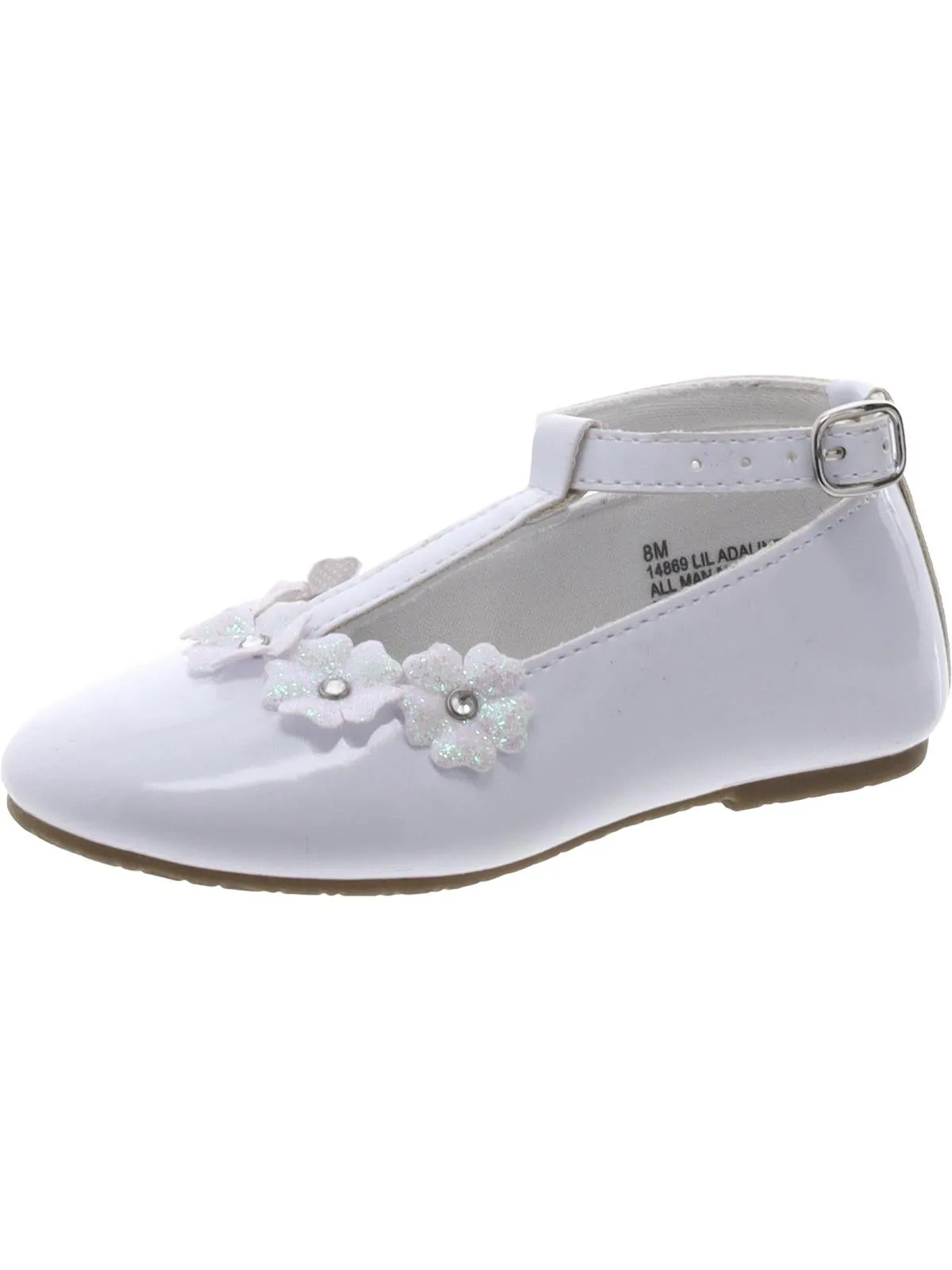 Lil Adaline Girls Patent Toddler Slingbacks