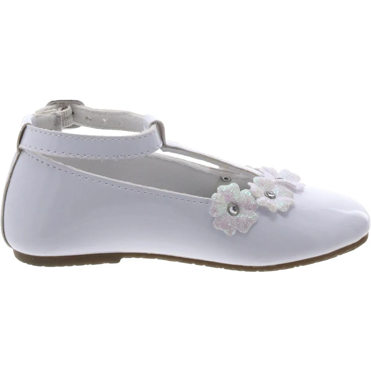 Lil Adaline Girls Patent Toddler Slingbacks