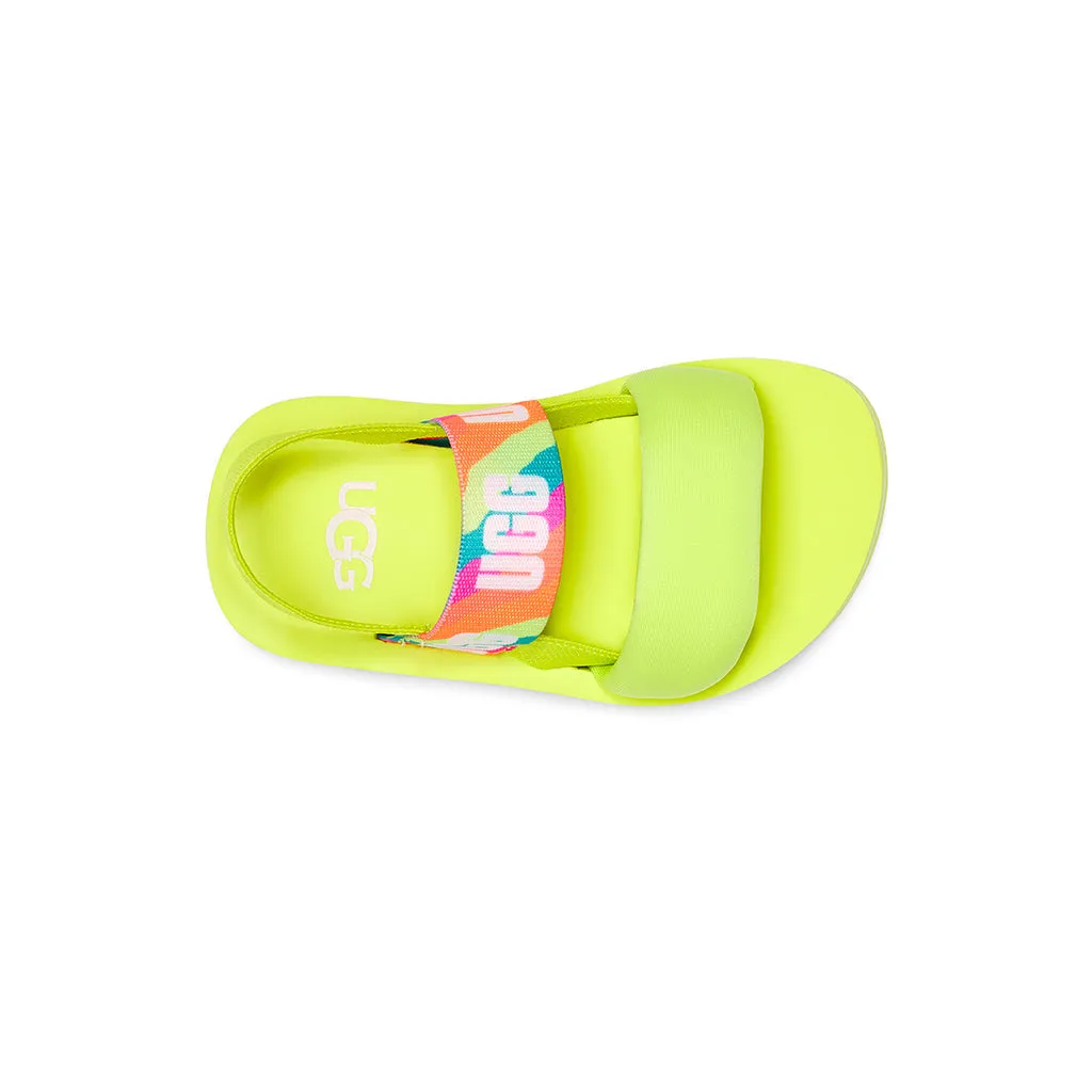 Lime Green Zuma Sling Toddler Sandals