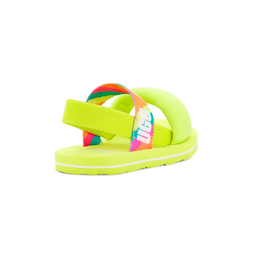 Lime Green Zuma Sling Toddler Sandals