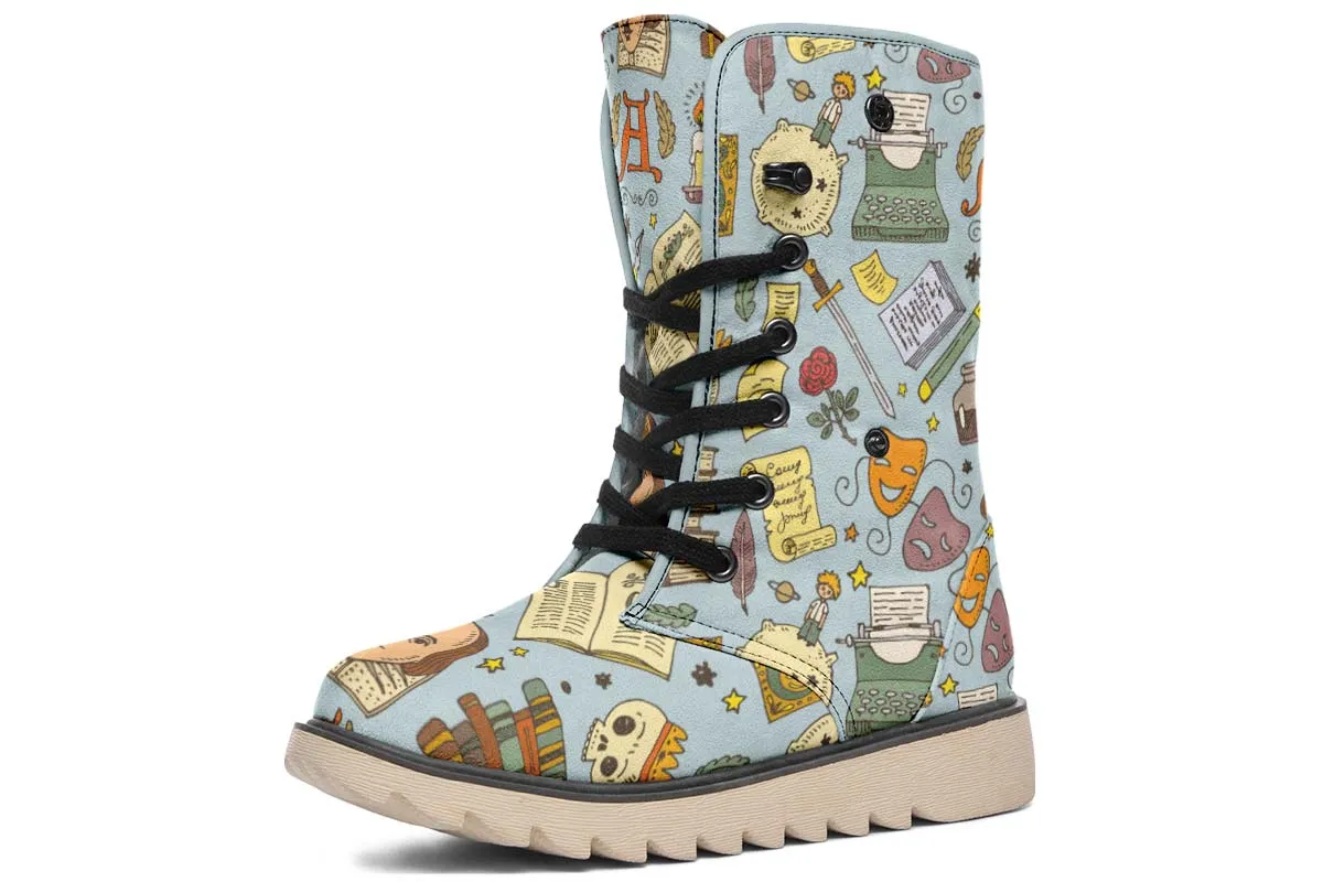 Literature Pattern Shoes Polar Vibe Boots