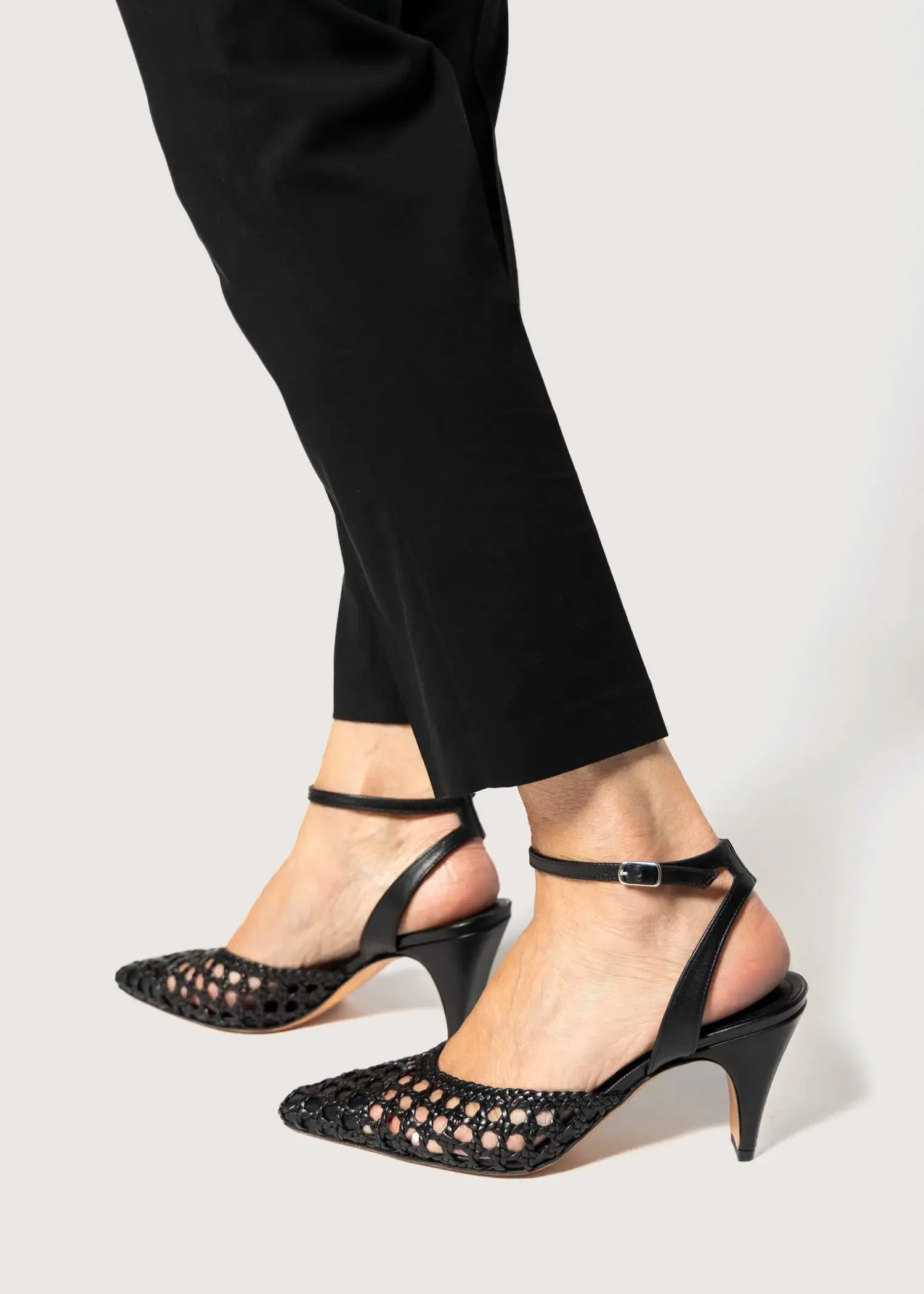 Livia Two Piece Woven Pump