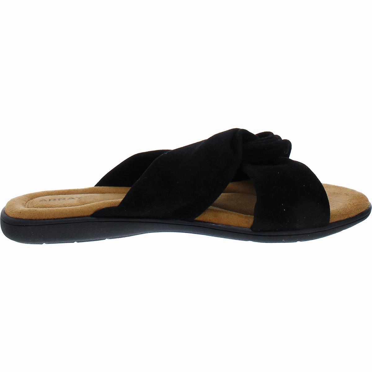 Loma Womens Suede Slip On Slide Sandals