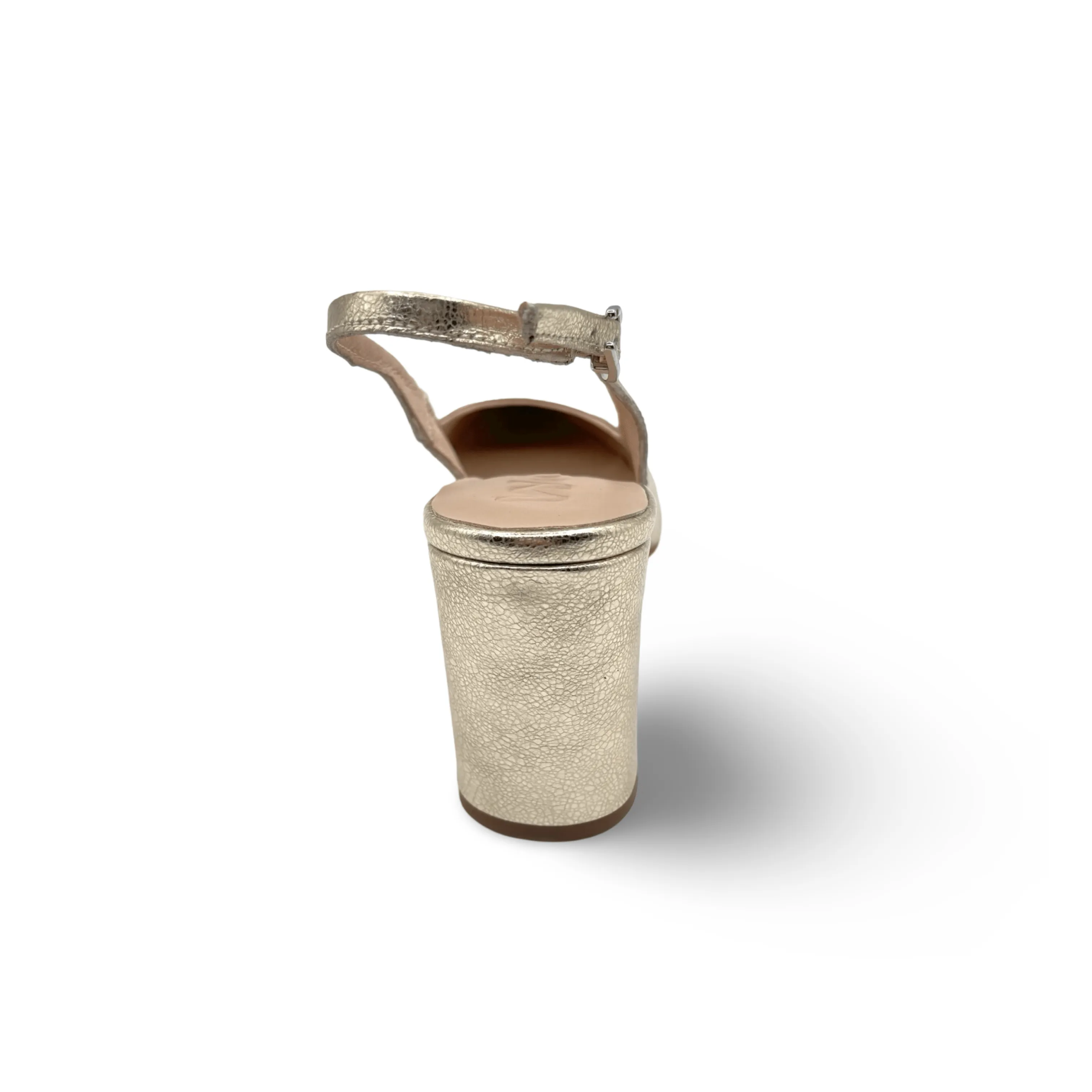 M5802 Gold Metallic Sling Back