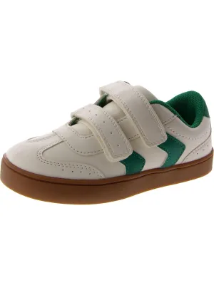 Madison Play Girls Faux Leather Adjustable Casual and Fashion Sneakers
