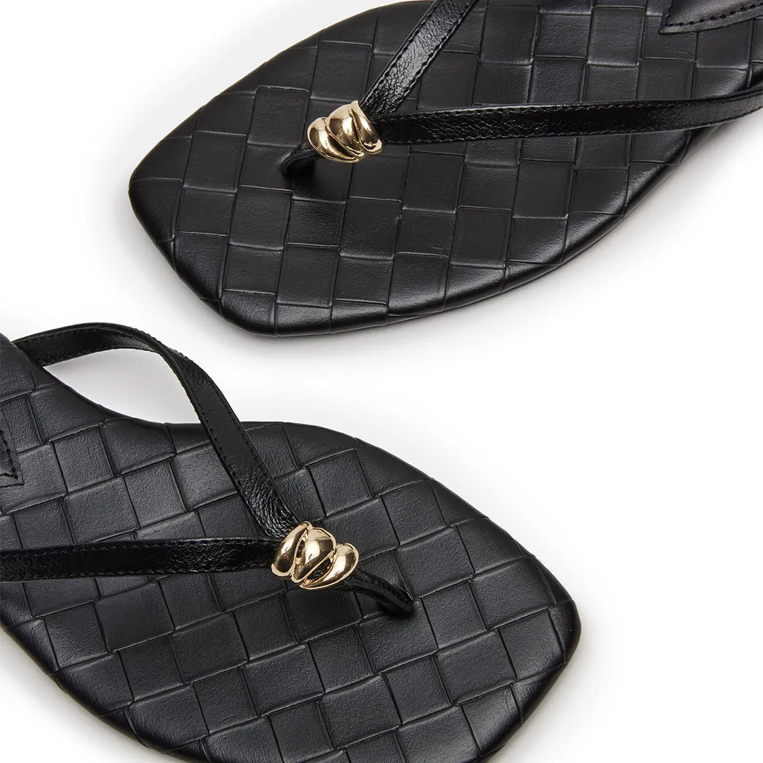 Maliyah Sandal BLACK LEATHER