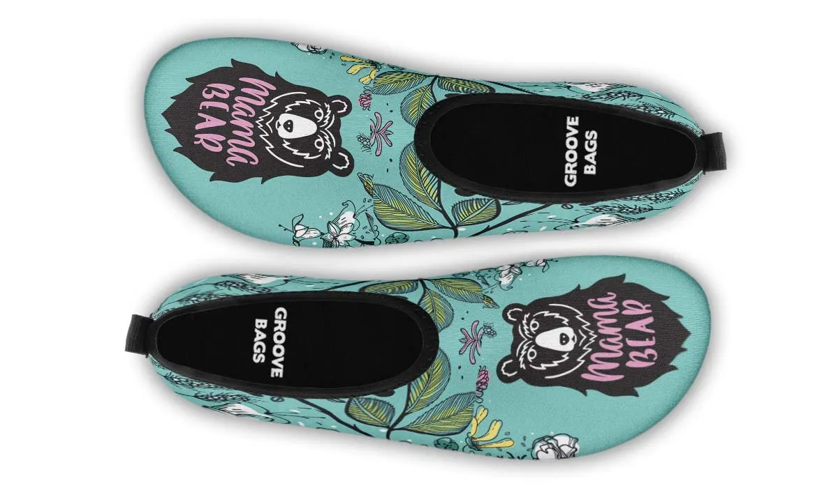 Mama Bear Aqua Barefoot Shoes