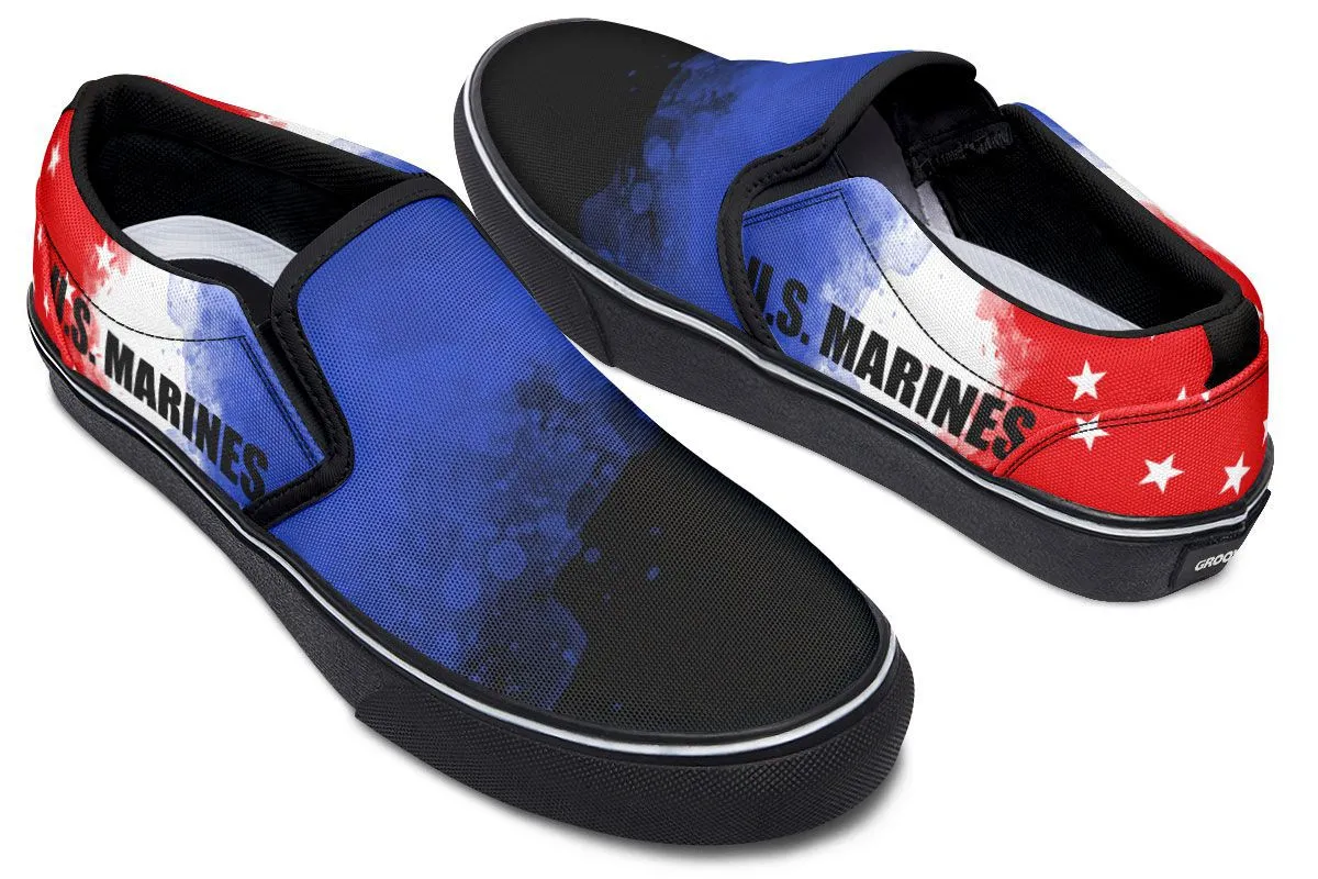 Marines Flag Slip-On Shoes