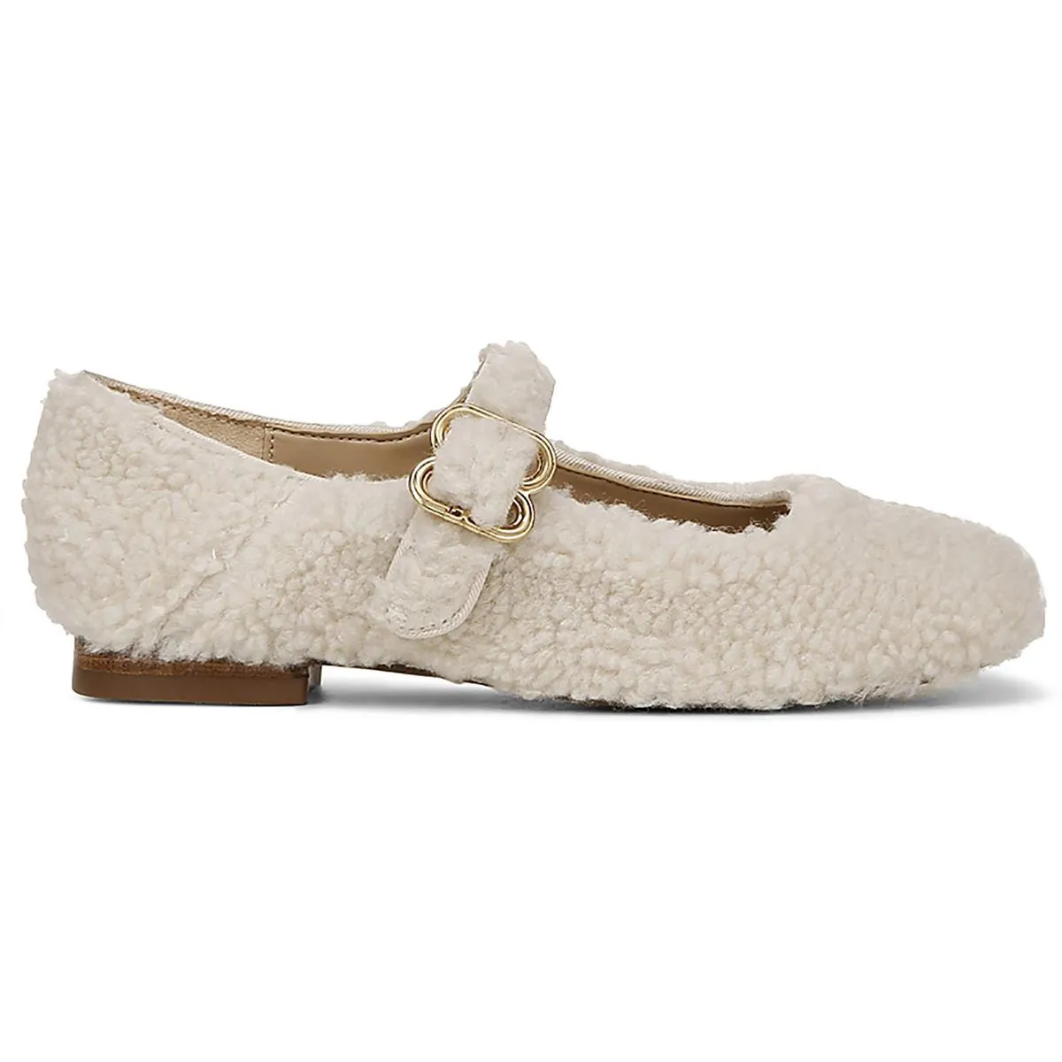 Michaela Girls Buckle Slip On Ballet Flats