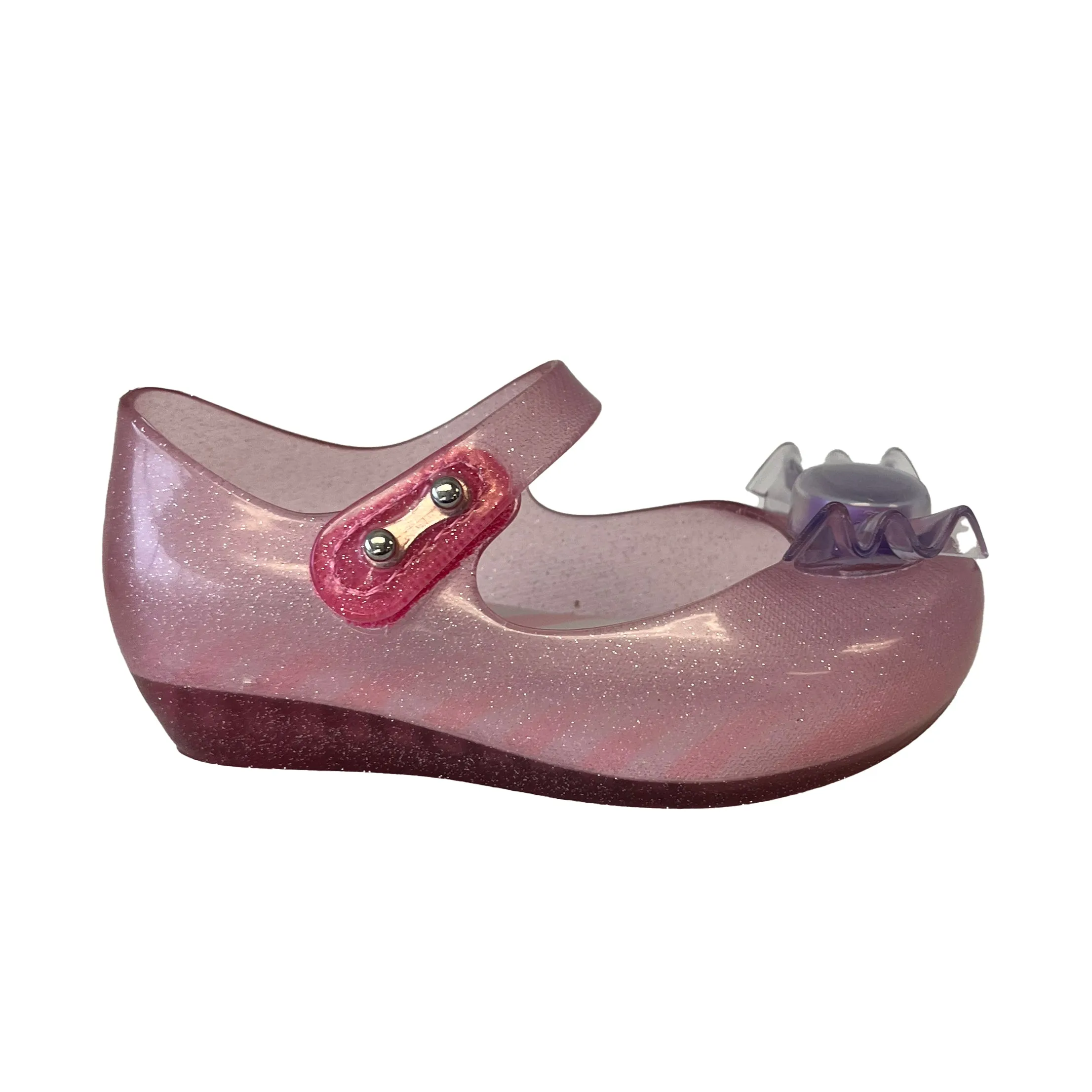 Mini Melissa Girls Pink Candy Shoes