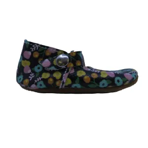 Mon Petit Girls Brown | Floral Booties