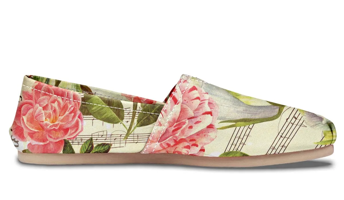 Music Roses Casual Shoes