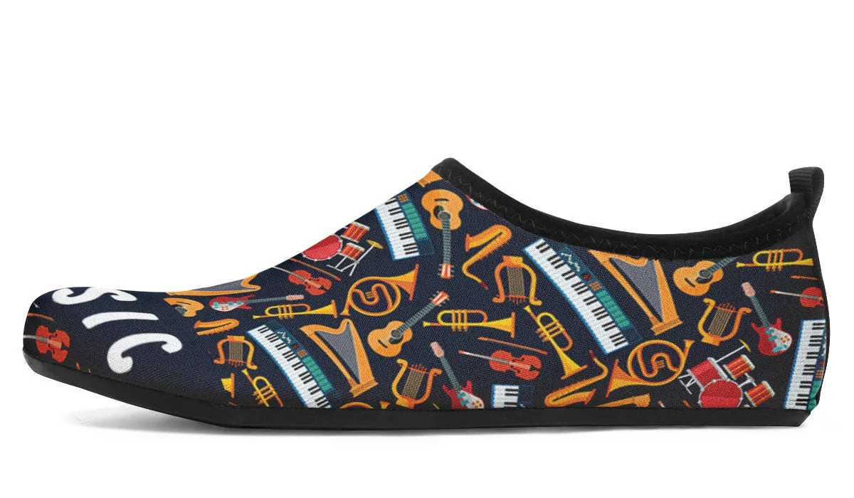 Music Teacher Aqua Barefoot Shoes
