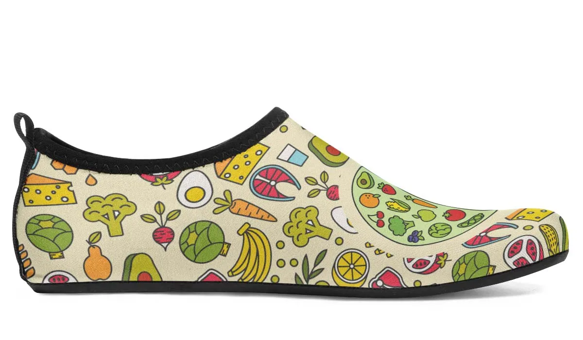 My Plate Nutrition Aqua Barefoot Shoes