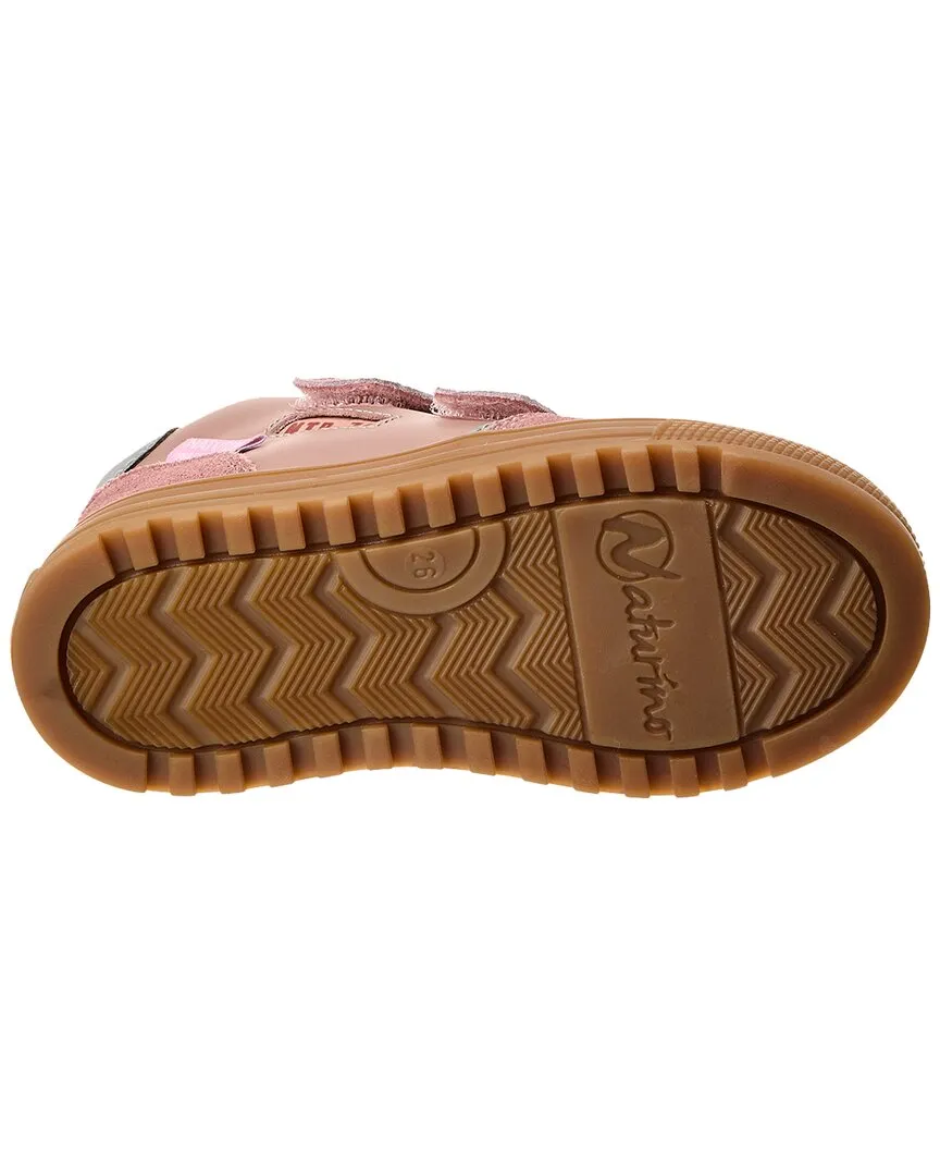 Naturino Ariton Leather & Suede High-Top Sneaker