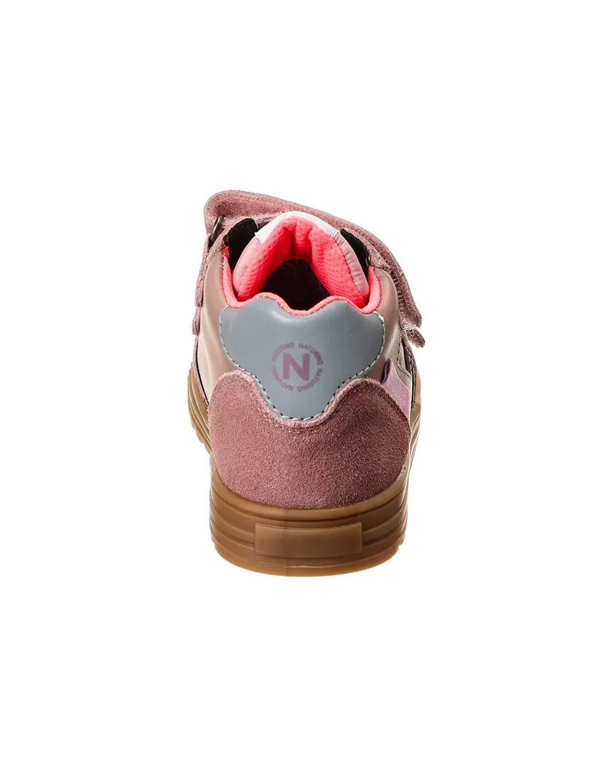 Naturino Ariton Leather & Suede High-Top Sneaker