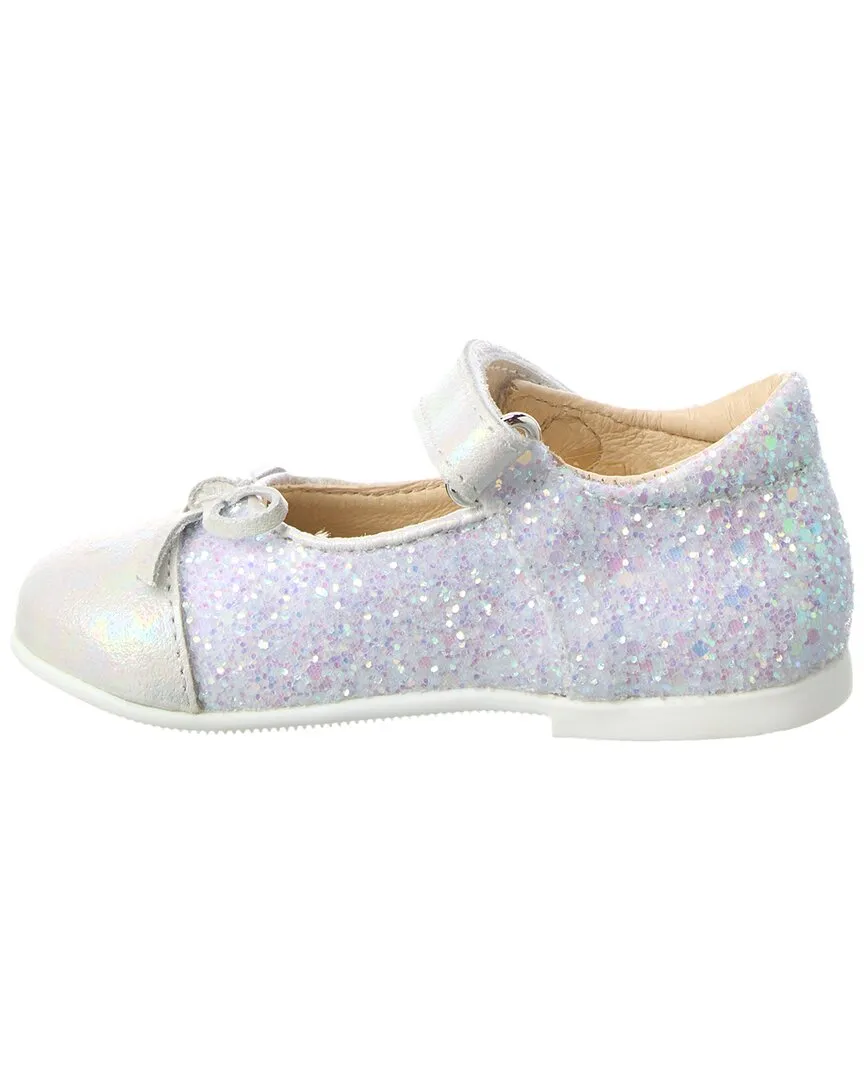 Naturino Salleny Glitter & Leather Flat