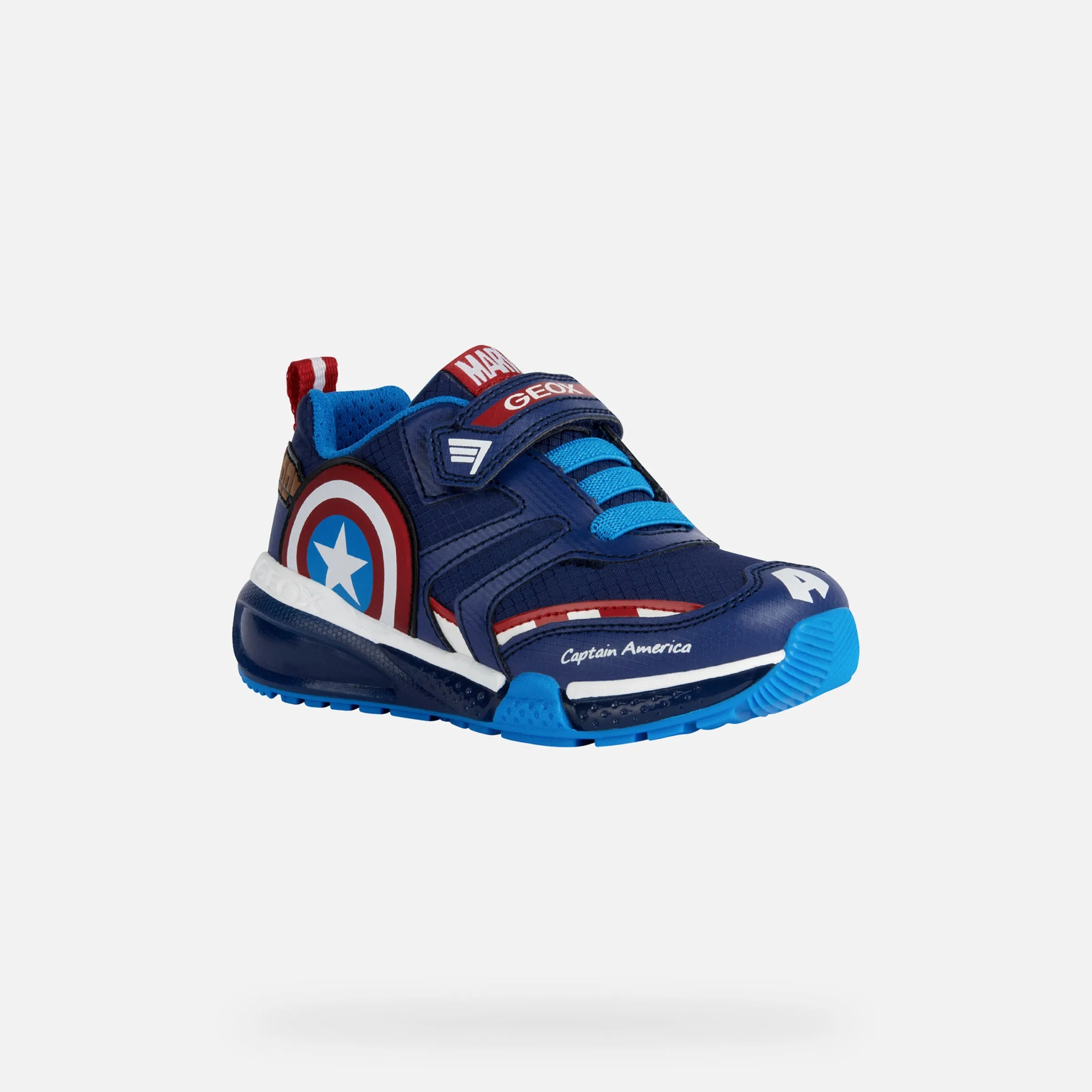 Navy Bayonyc Captain America Light Up Sneakers