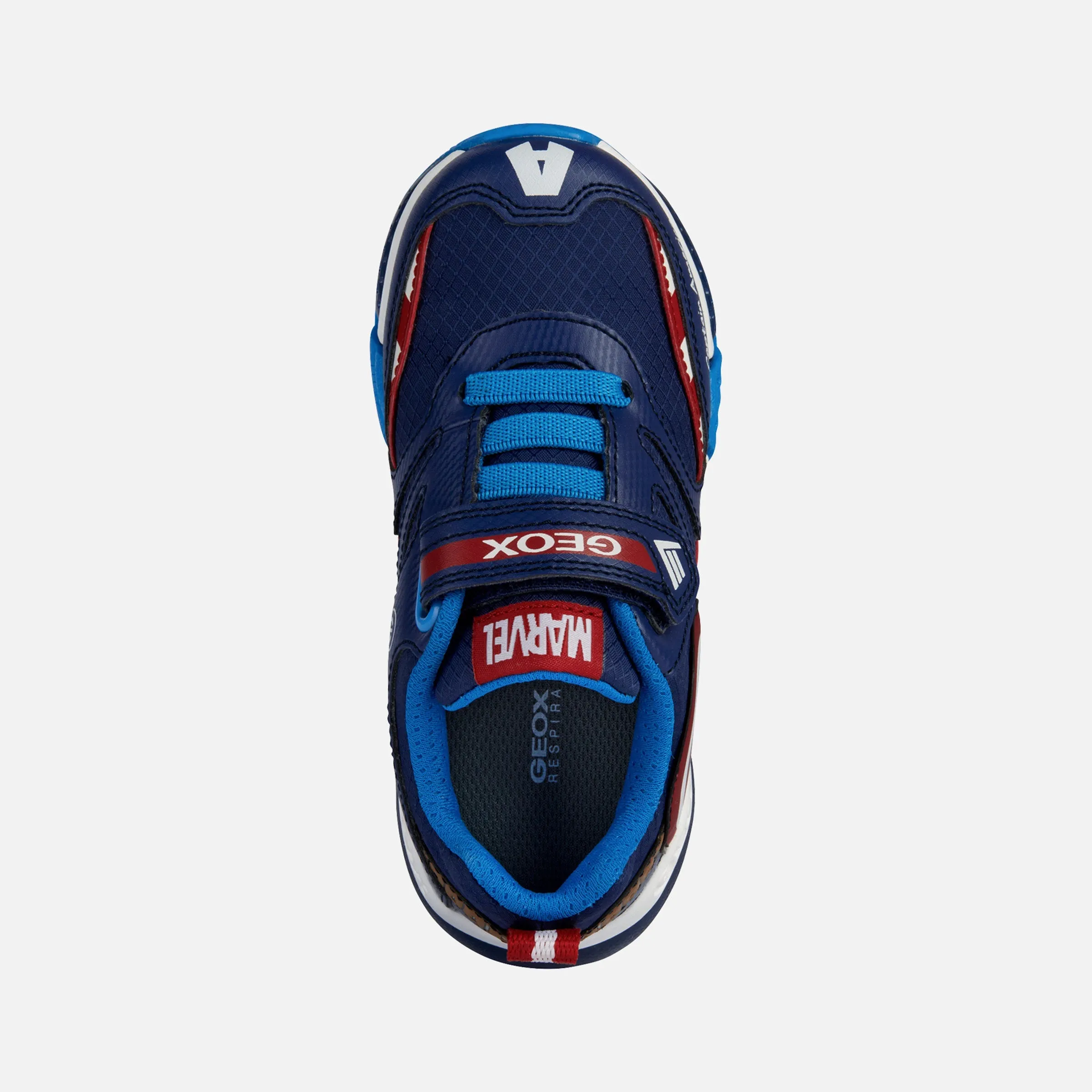 Navy Bayonyc Captain America Light Up Sneakers