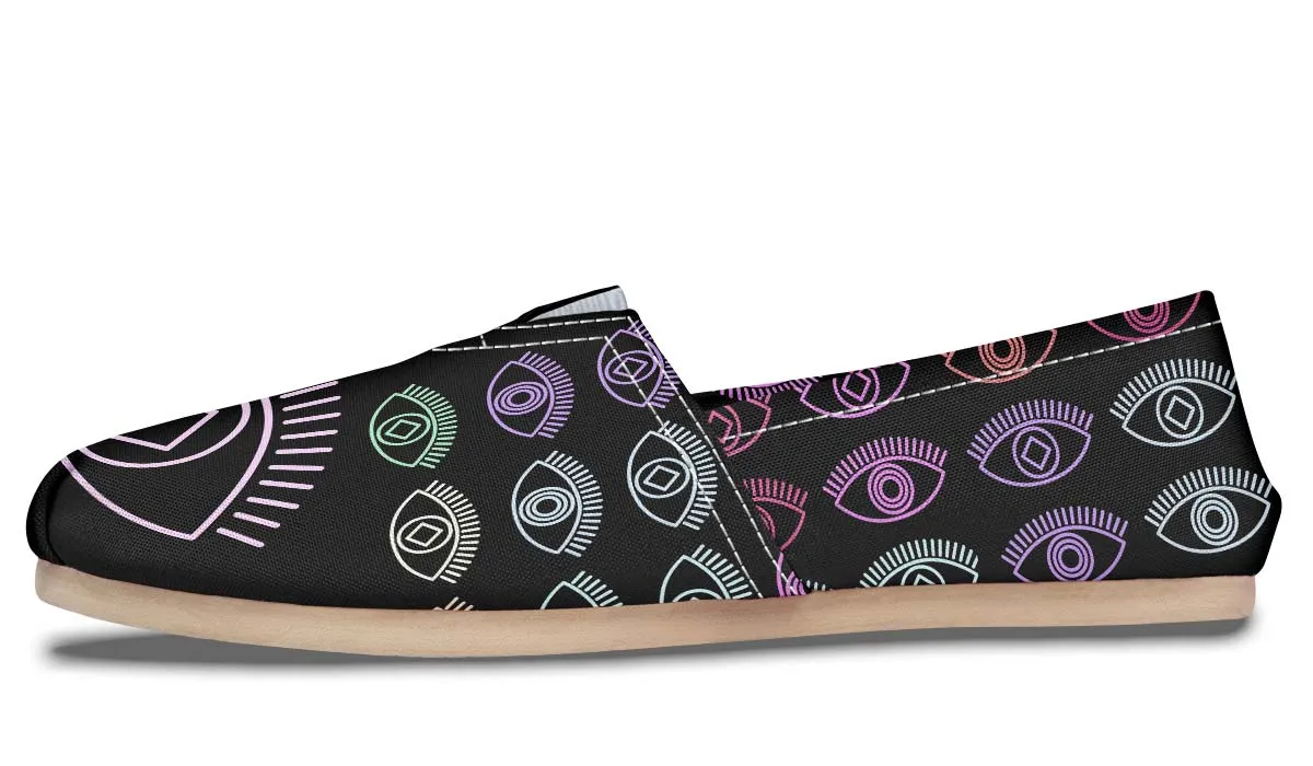 Neon Optometry Eyes Casual Shoes