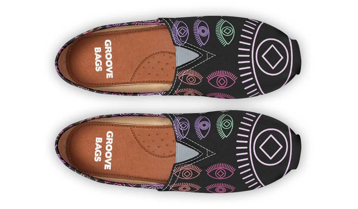 Neon Optometry Eyes Casual Shoes