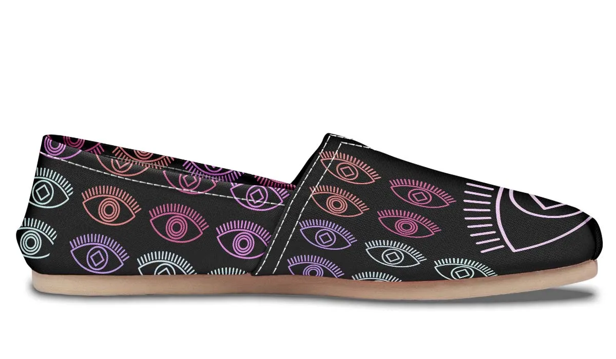 Neon Optometry Eyes Casual Shoes