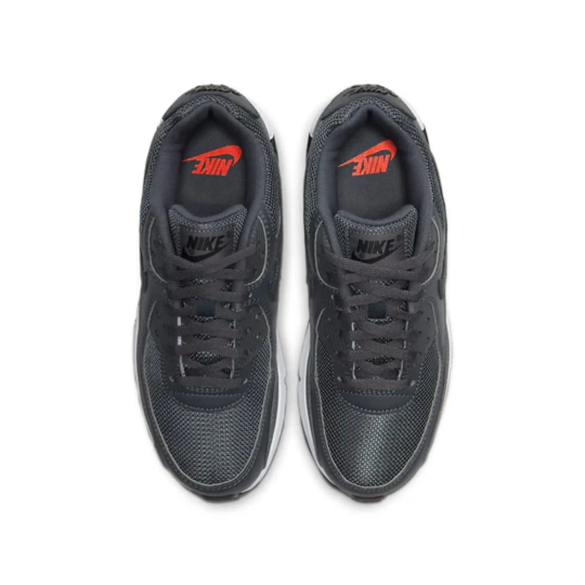 Nike Air Max 90 Iron Grey/Black-Total Orange  CZ5866-002 Grade-School