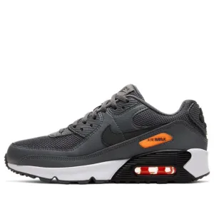 Nike Air Max 90 Iron Grey/Black-Total Orange  CZ5866-002 Grade-School