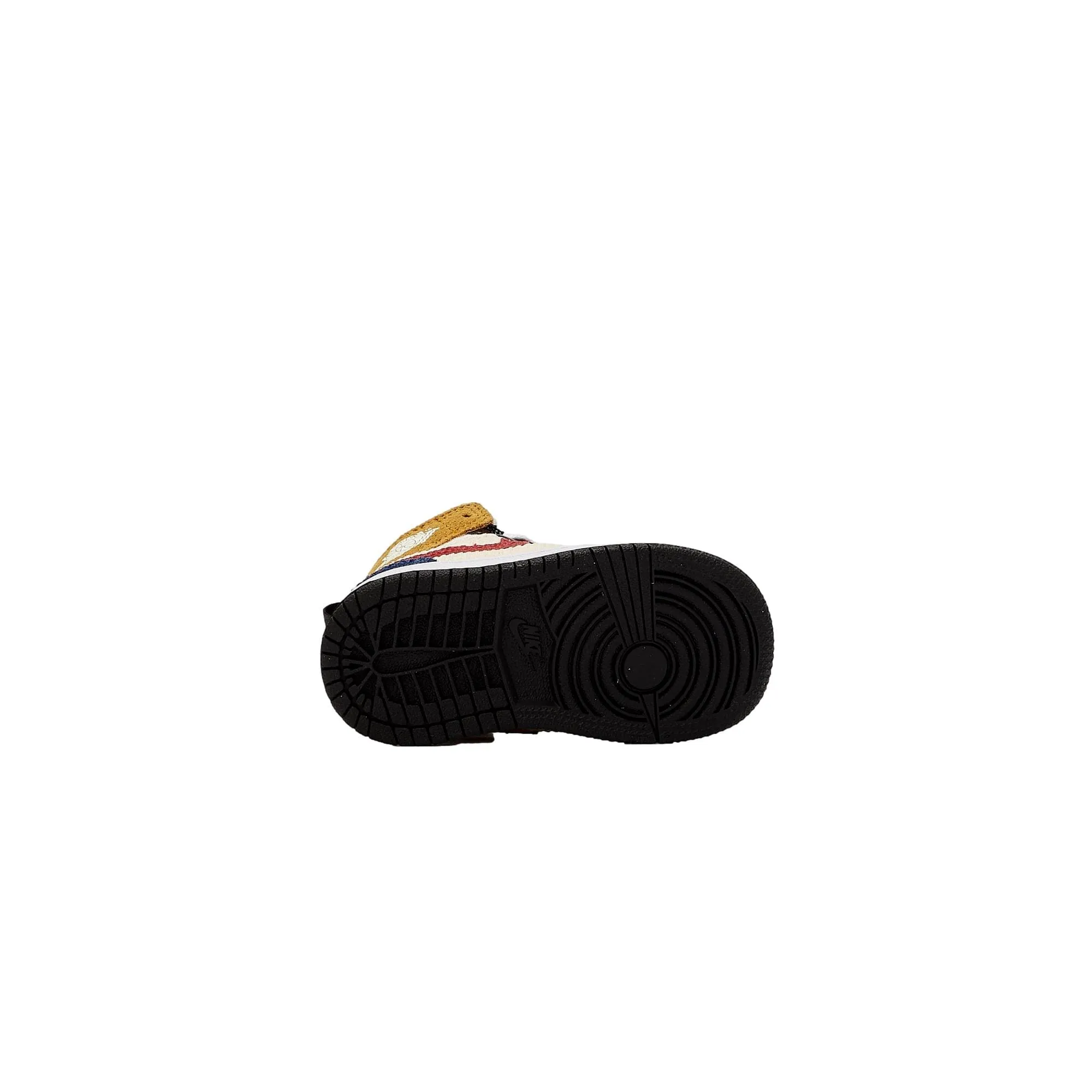 Nike Jordan 1 Mid SE White / Gym Red - Black  DR6959-100 Toddler