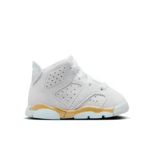Nike Jordan 6 Retro Pure Platinum/Glacier Blue  HF0414-074 Toddler