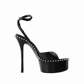 Nova 145 Sandals - Leather - Black