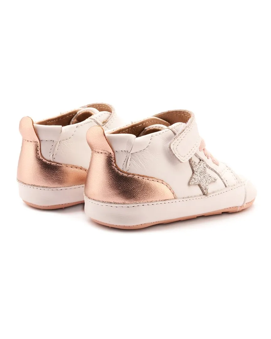 Old Soles Platinum Bub Leather Sneaker