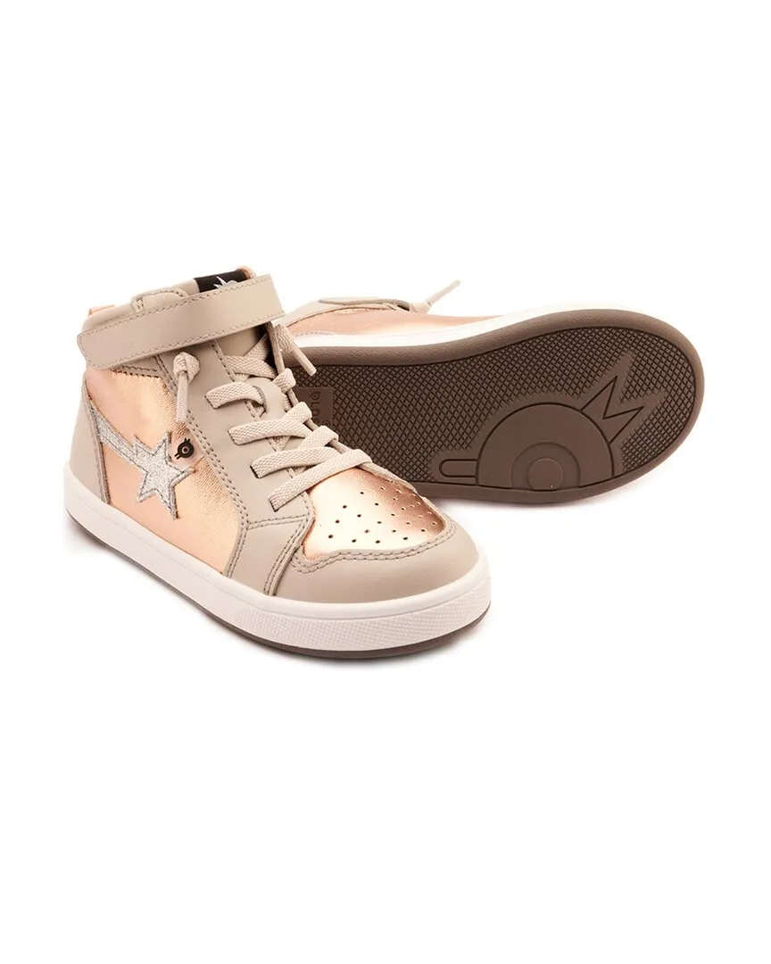 Old Soles Team-Star Leather High-Top Sneaker
