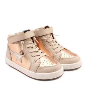 Old Soles Team-Star Leather High-Top Sneaker