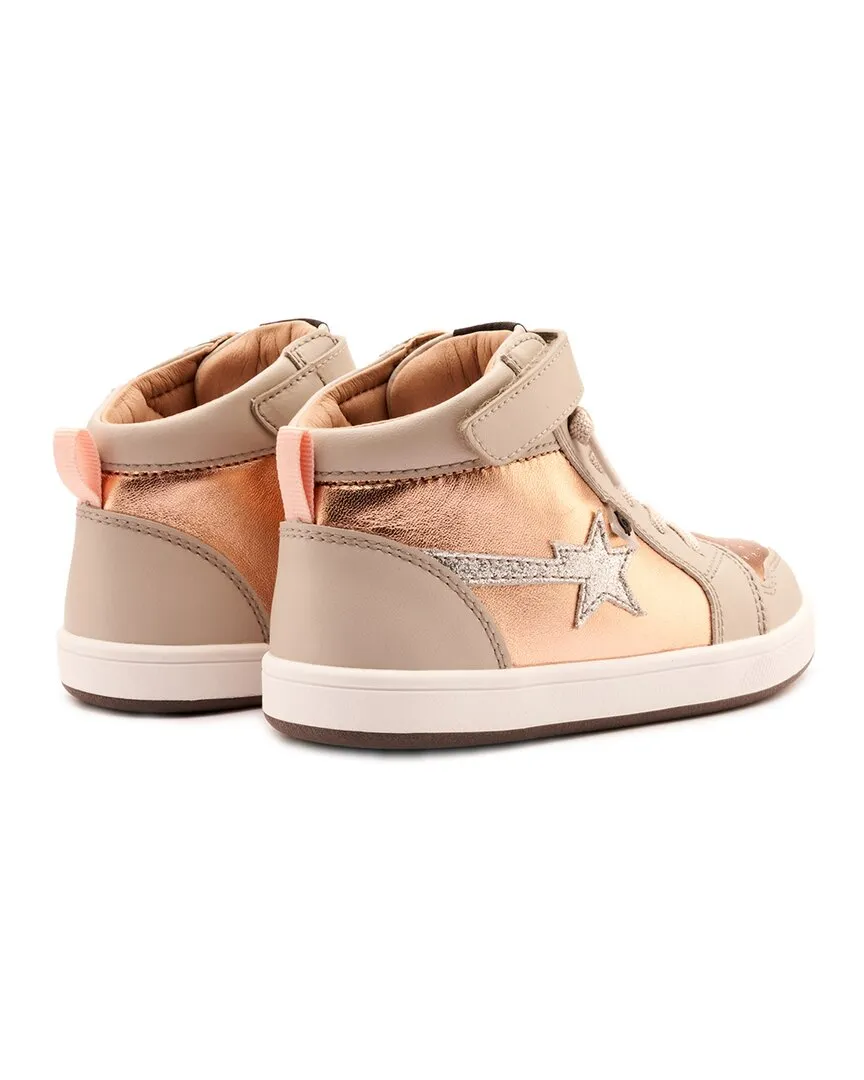 Old Soles Team-Star Leather High-Top Sneaker